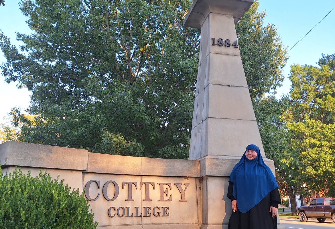 Studentica IUS-a Lejla Ajdin na programu razmjene Global UGRAD na Cottey Collegeu, SAD