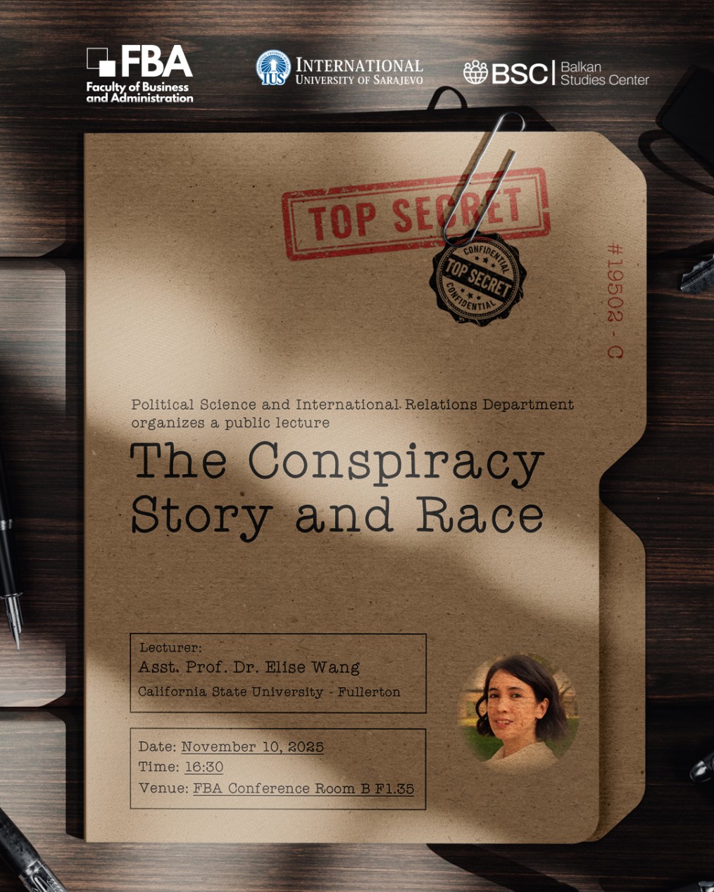 PSIR Guest Lecture: The Conspiracy Story and Race